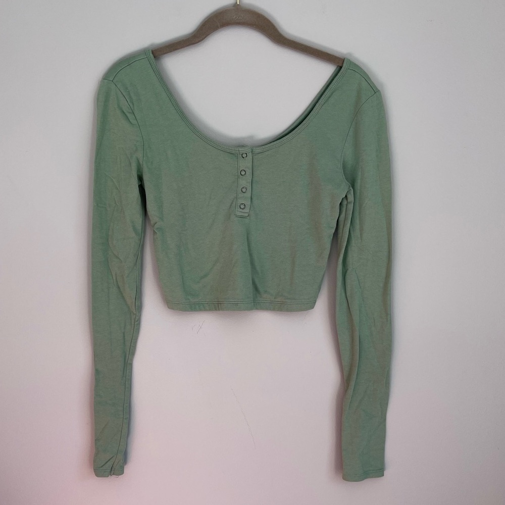 Aeropostale Green Long Sleeve Top